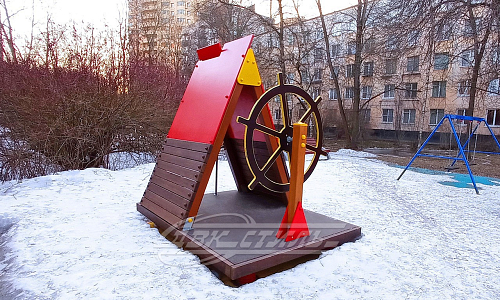 Качалка на пружинах К-50 "Плот".  �4